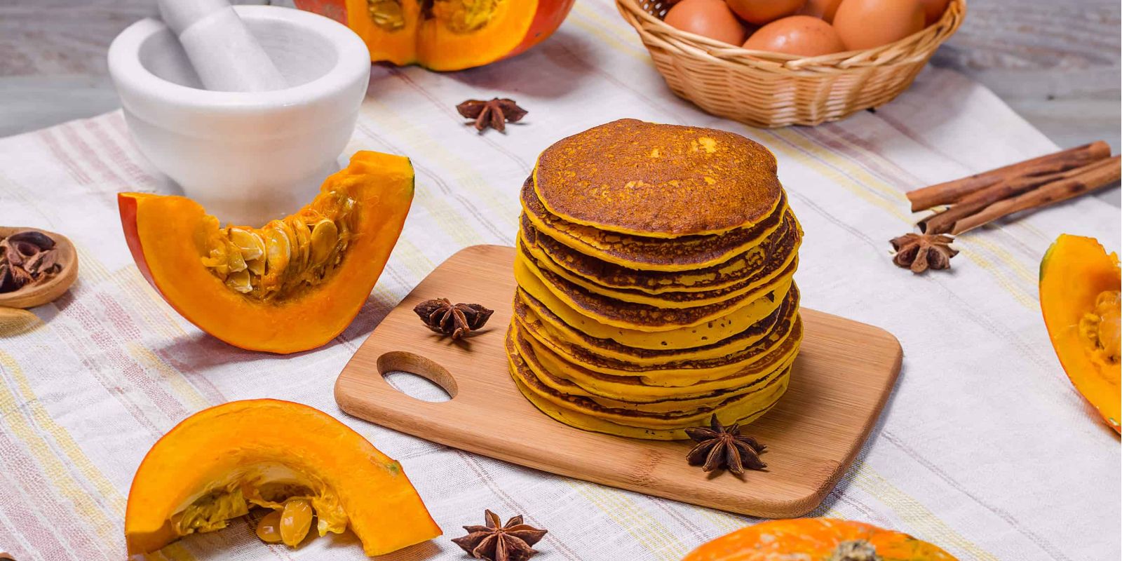 Pancake à la courge potiron 1 Pancake à la courge potiron