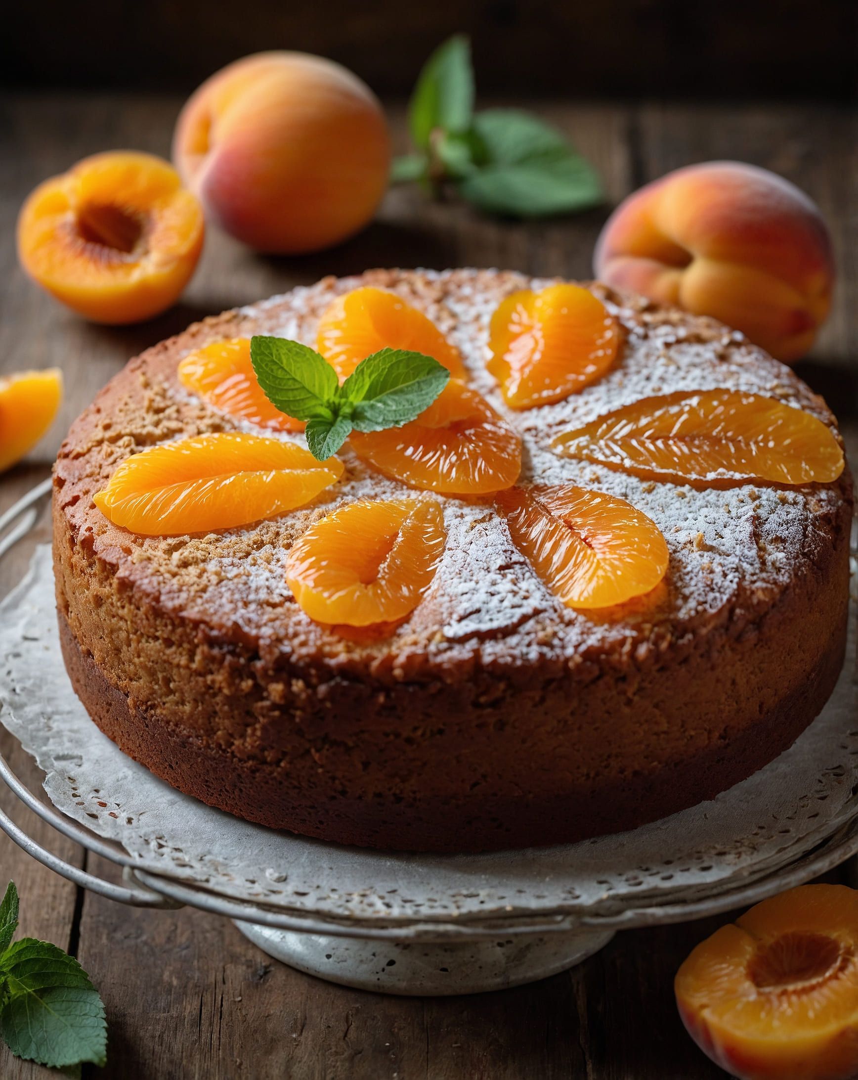 Gâteau moelleux à l’abricot