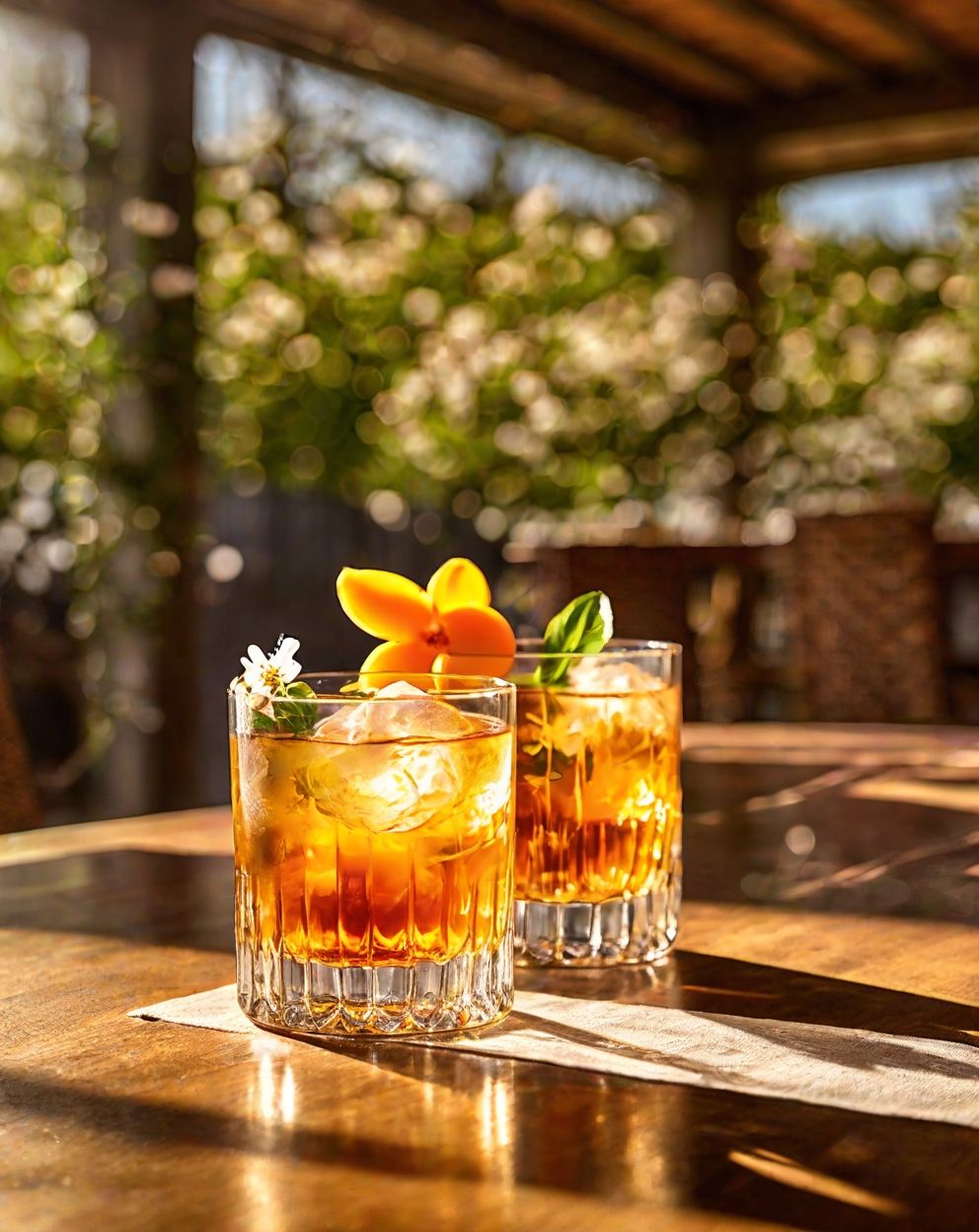 Vinaigre d’abricot — Thé glacé abricot-jasmin au vinaigre fruité