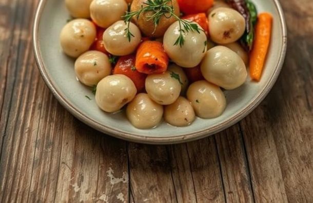 Gnocchis maison legumes rotis et vinaigre de fruits rouges scaled 6f2da3df La Maison Des Grands Lacs