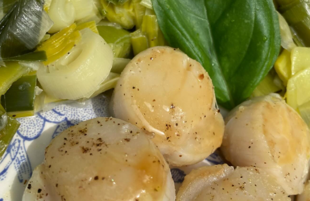 noix st jacques poireaux 7bdd8154 La Maison Des Grands Lacs