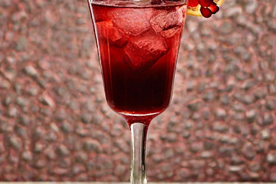 Vinaigre de fruits rouges — Mocktail "Fruits rouges & balsamique twist"