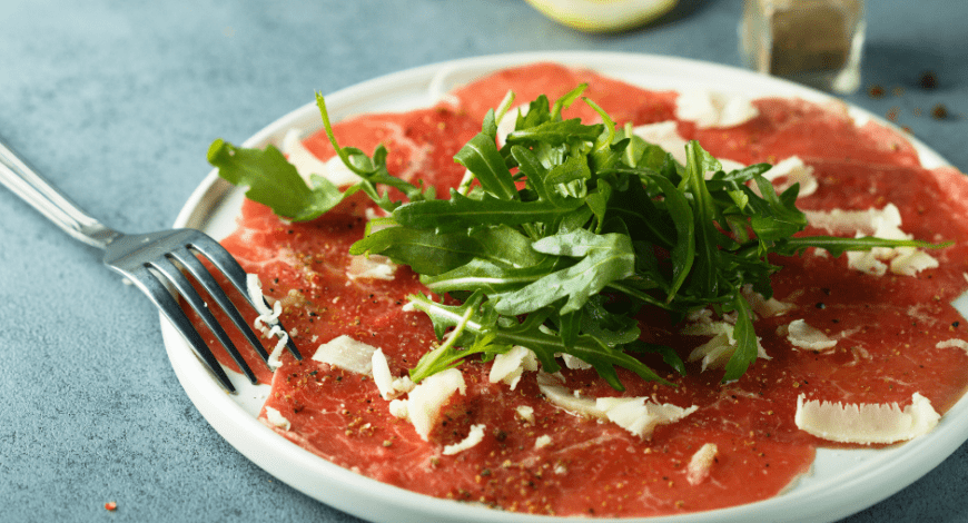 Carpaccio de boeuf