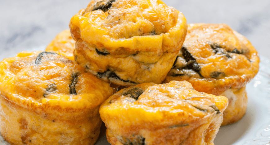 Mini muffins saumon épinard