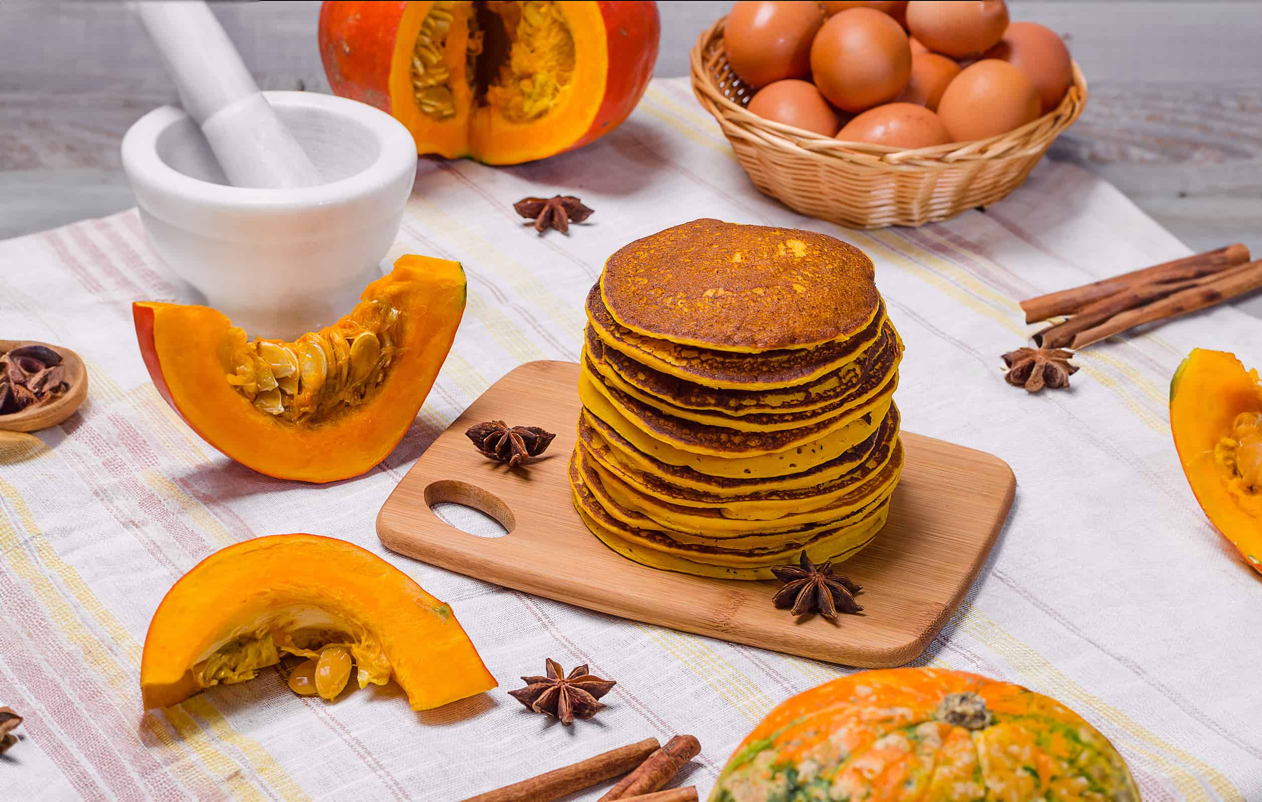 Pancake à la courge potiron