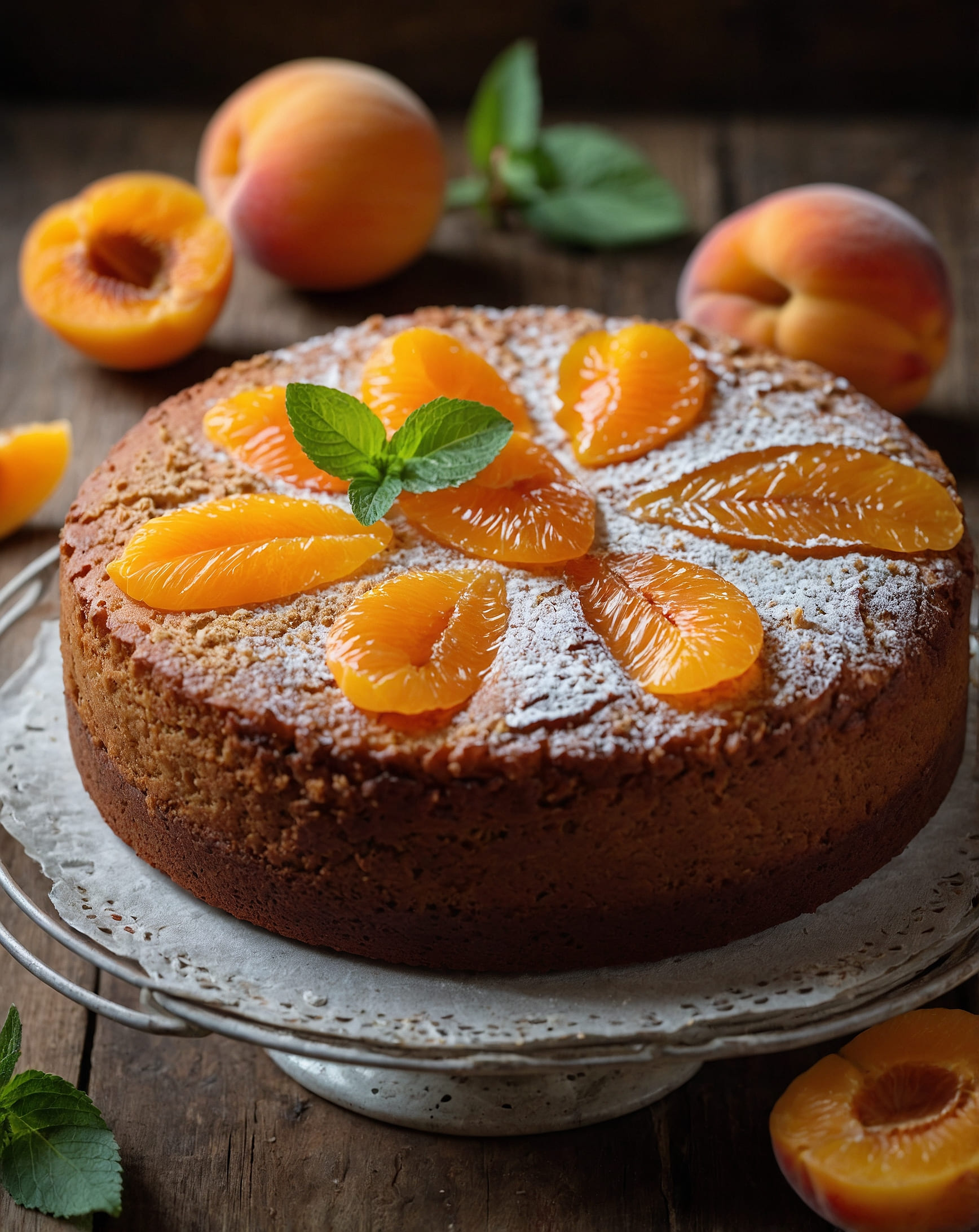 Gâteau moelleux à l’abricot