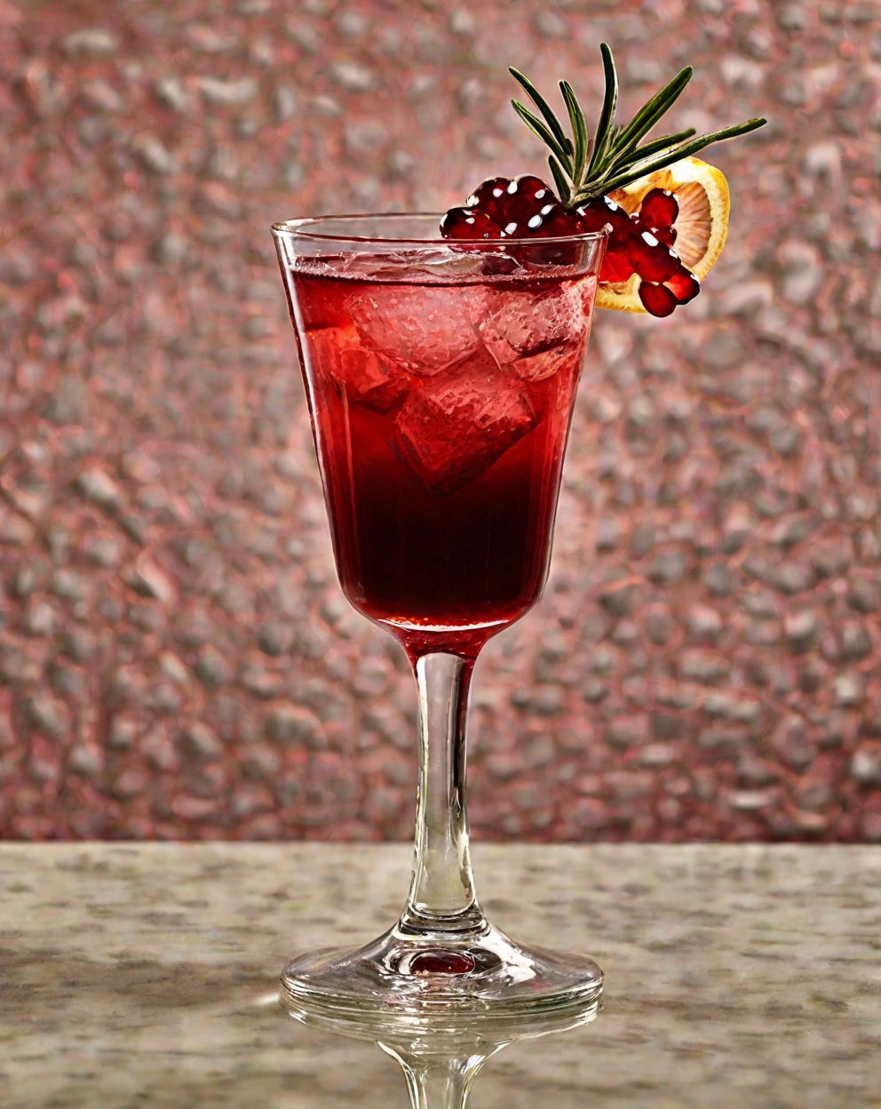 Vinaigre de fruits rouges — Mocktail "Fruits rouges & balsamique twist"