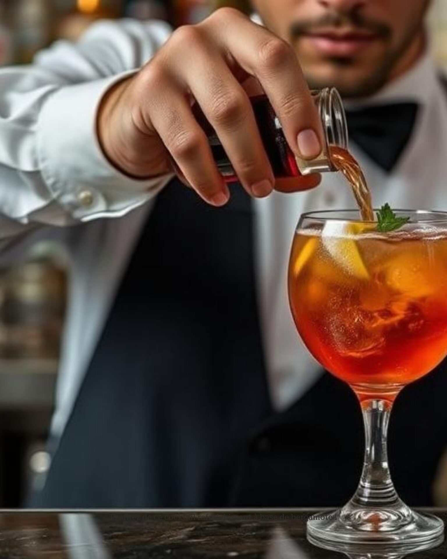 “Soleil d’Italie” à la bergamote / Version cocktail (avec alcool)