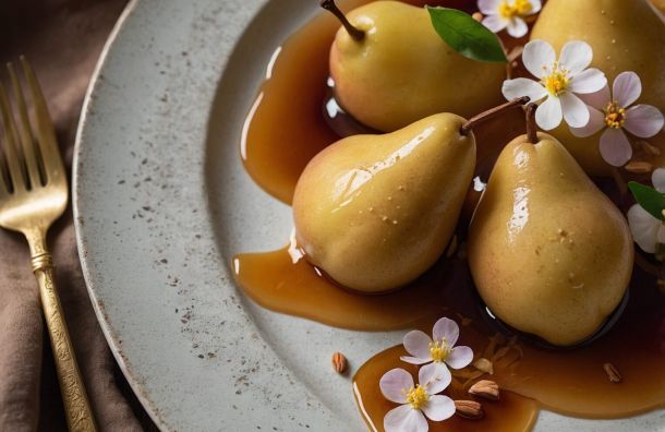 Poire pochee 011d1f49 La Maison Des Grands Lacs