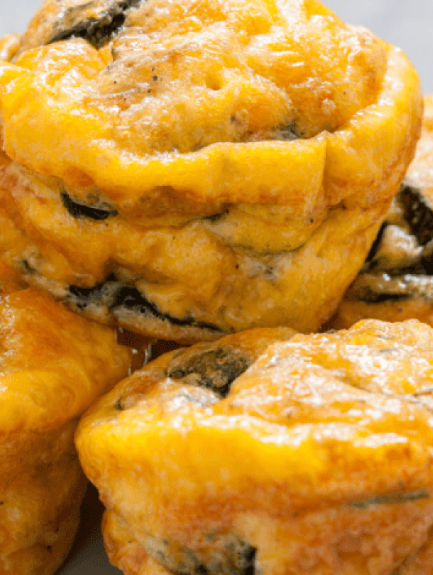 Mini muffins saumon épinard