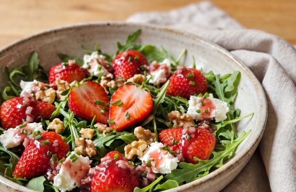 salade fraise roquette 0fc40b04 La Maison Des Grands Lacs