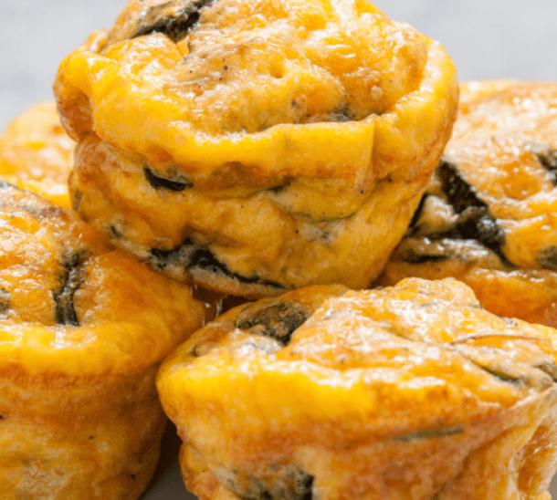 Mini muffins saumon épinard