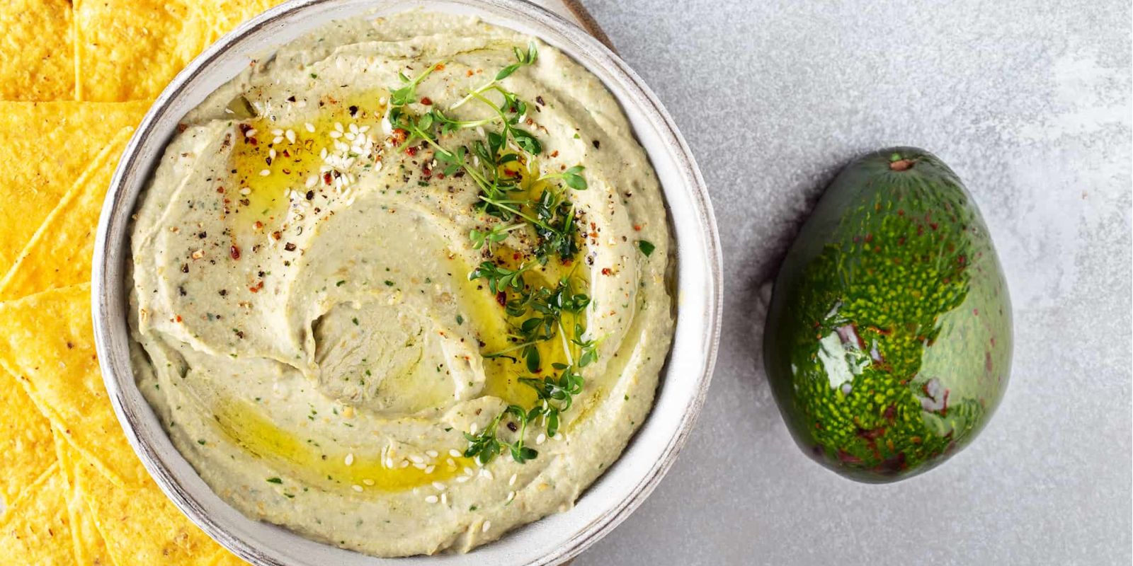 Houmous à l'huile d'avocat