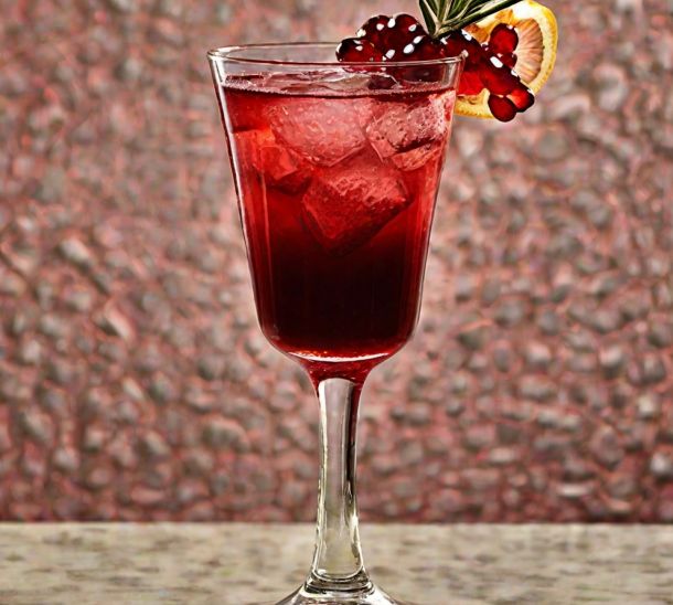 Vinaigre de fruits rouges — Mocktail "Fruits rouges & balsamique twist"