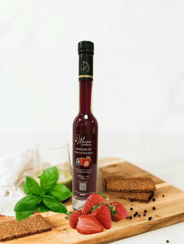 Carnet de recettes | huiles & Vinaigres 7 Vinaigre fruits rouges 8dc51d07 La Maison Des Grands Lacs