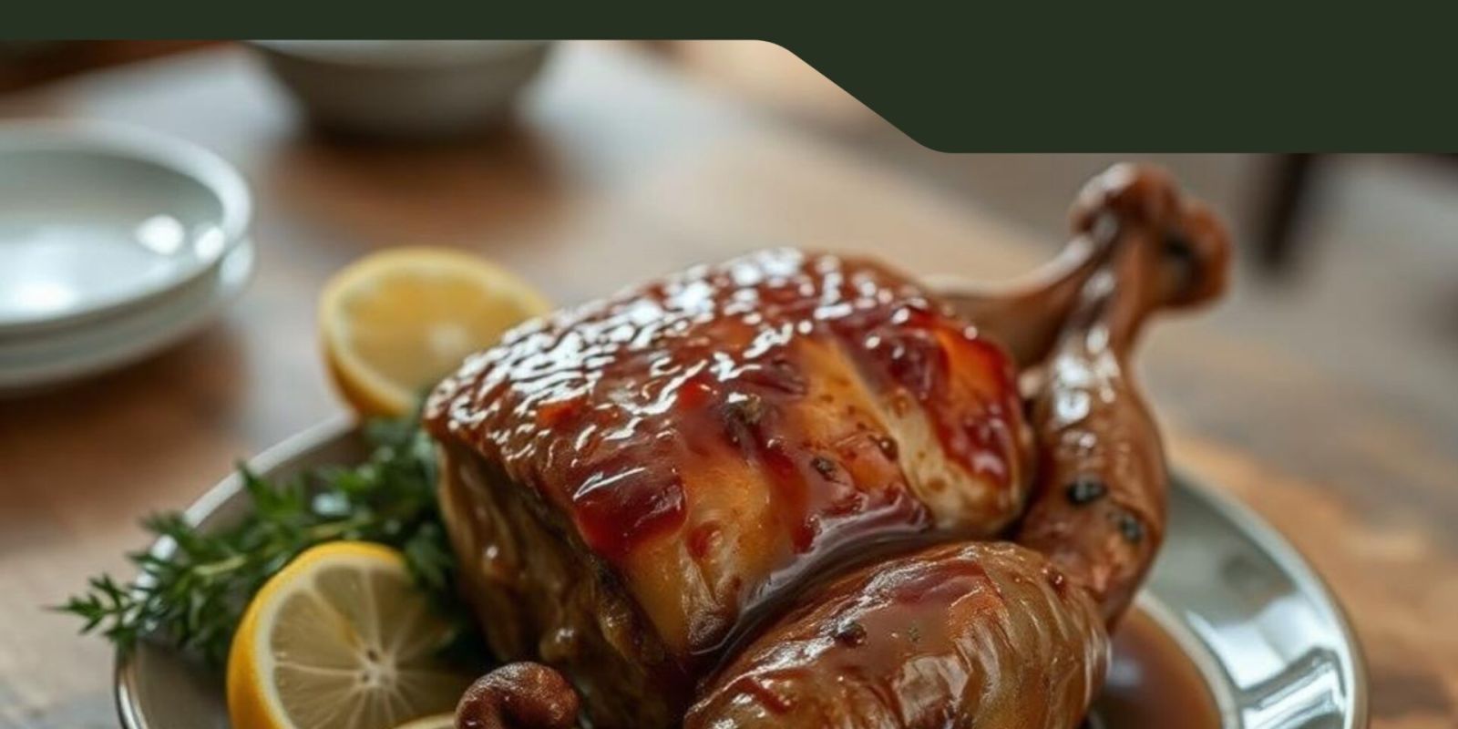 Suprême de pintade au miel et vinaigre de bergamote