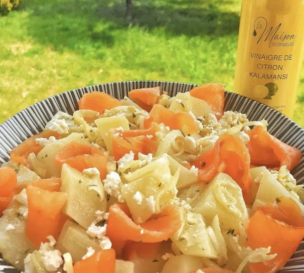 salade pdt saumon feta c1fc7fd4 La Maison Des Grands Lacs