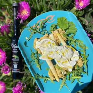 Houmous à l'huile d'avocat.