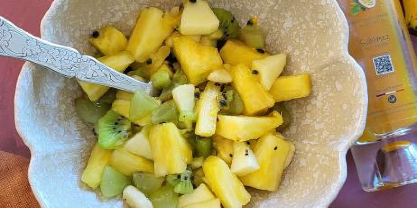 Salade de fruit au vinaigre passion 1 Salade de fruit au vinaigre passion