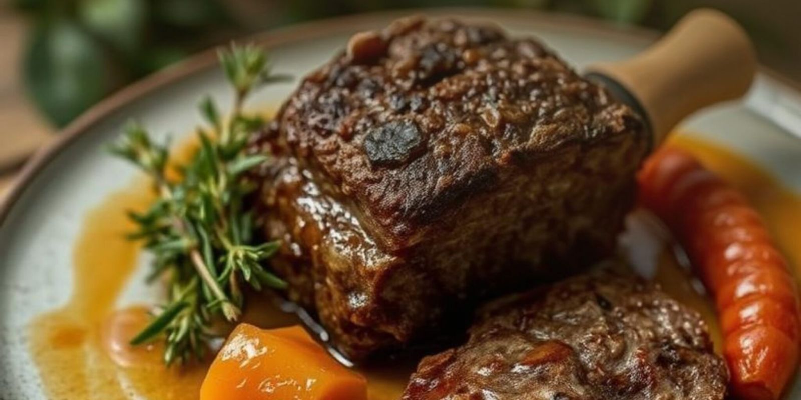 Epaule d'agneau confite